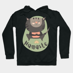 Cute Cat Yoga Poses Hoodie